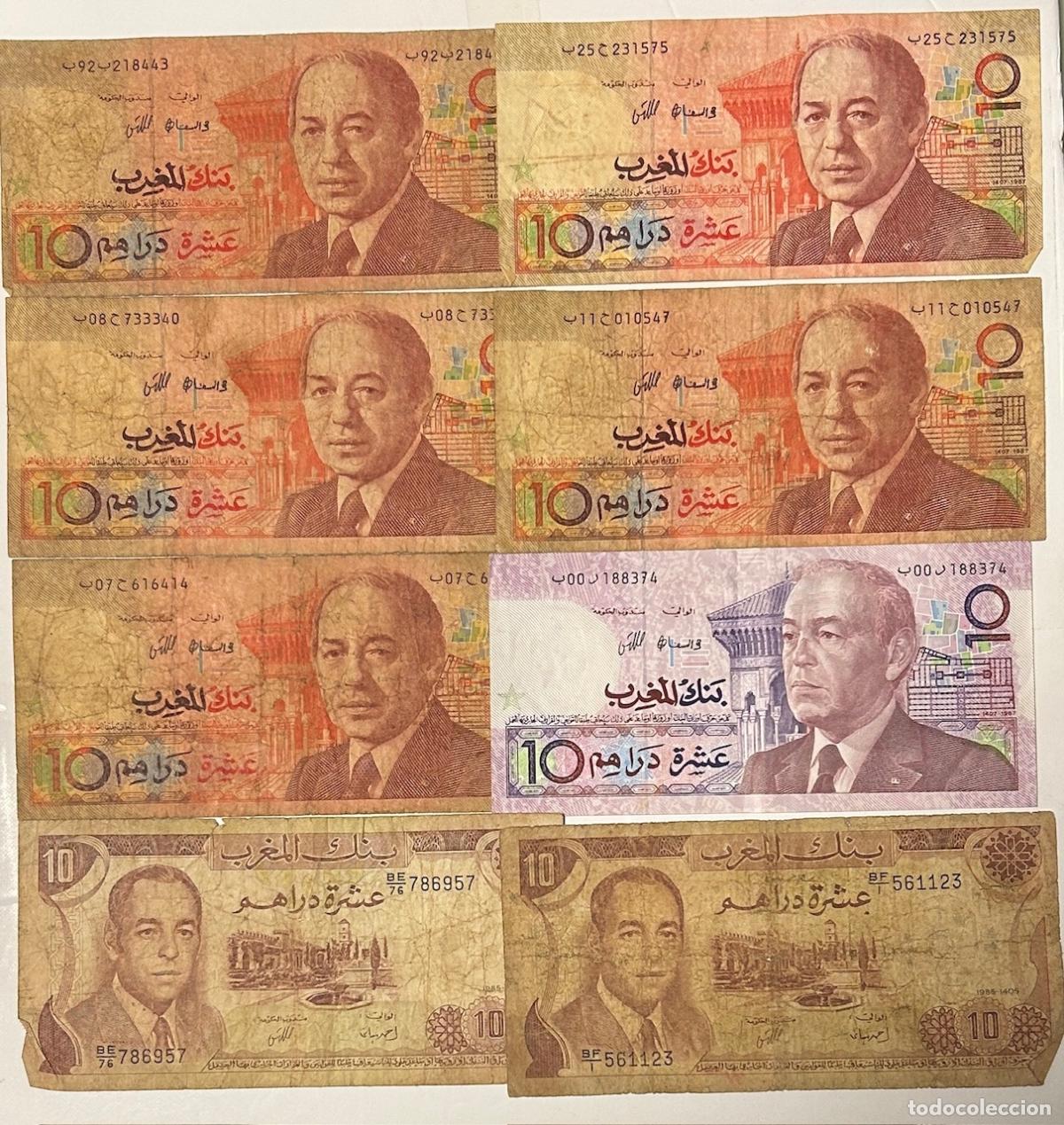 Billetes extranjeros: CRBX3391 LOTE 8 BILLETES MARRUECOS VER FOTO