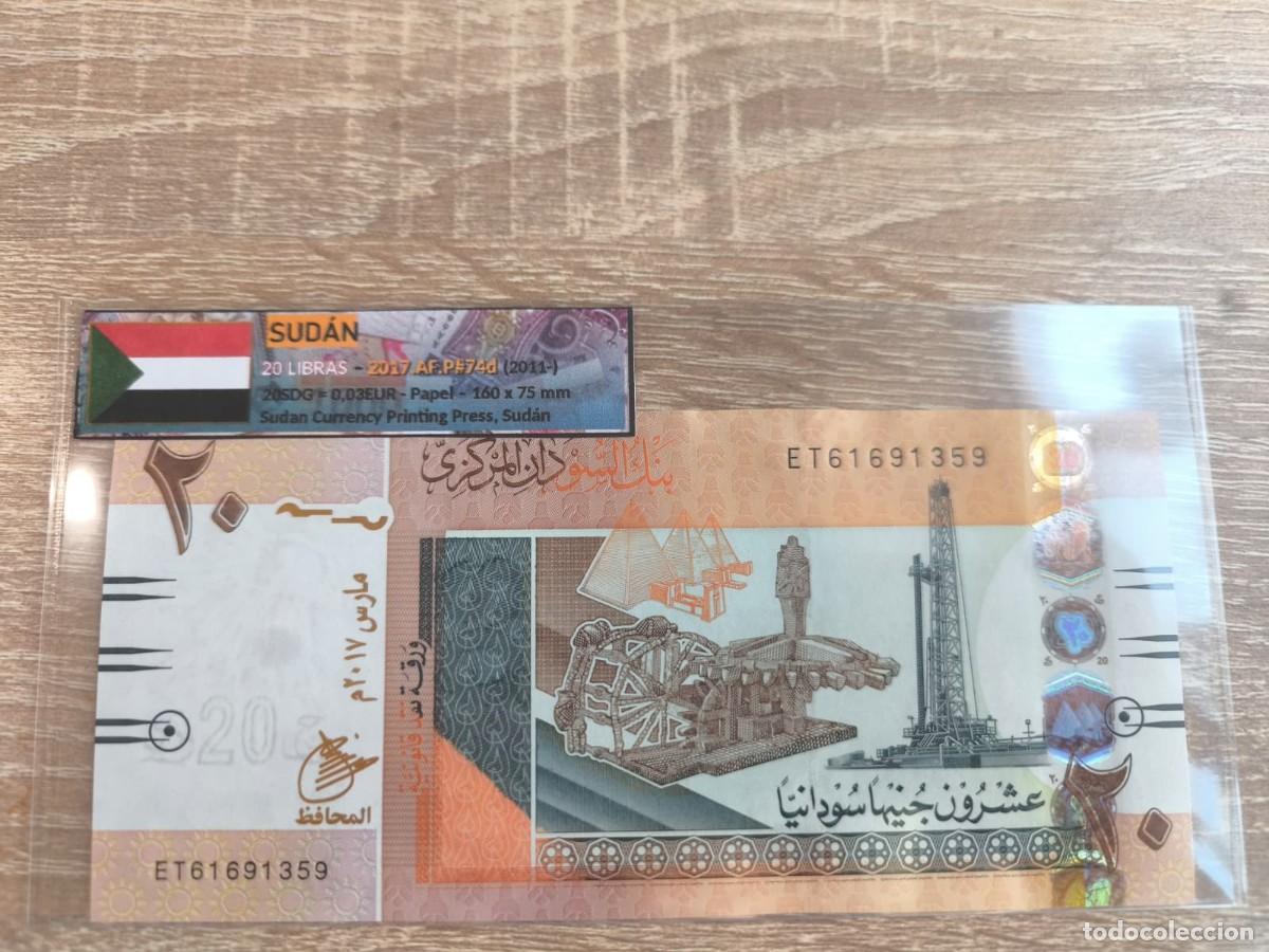 Billetes extranjeros: Billete 20 Libras - Sud&aacute;n 2017 - SC