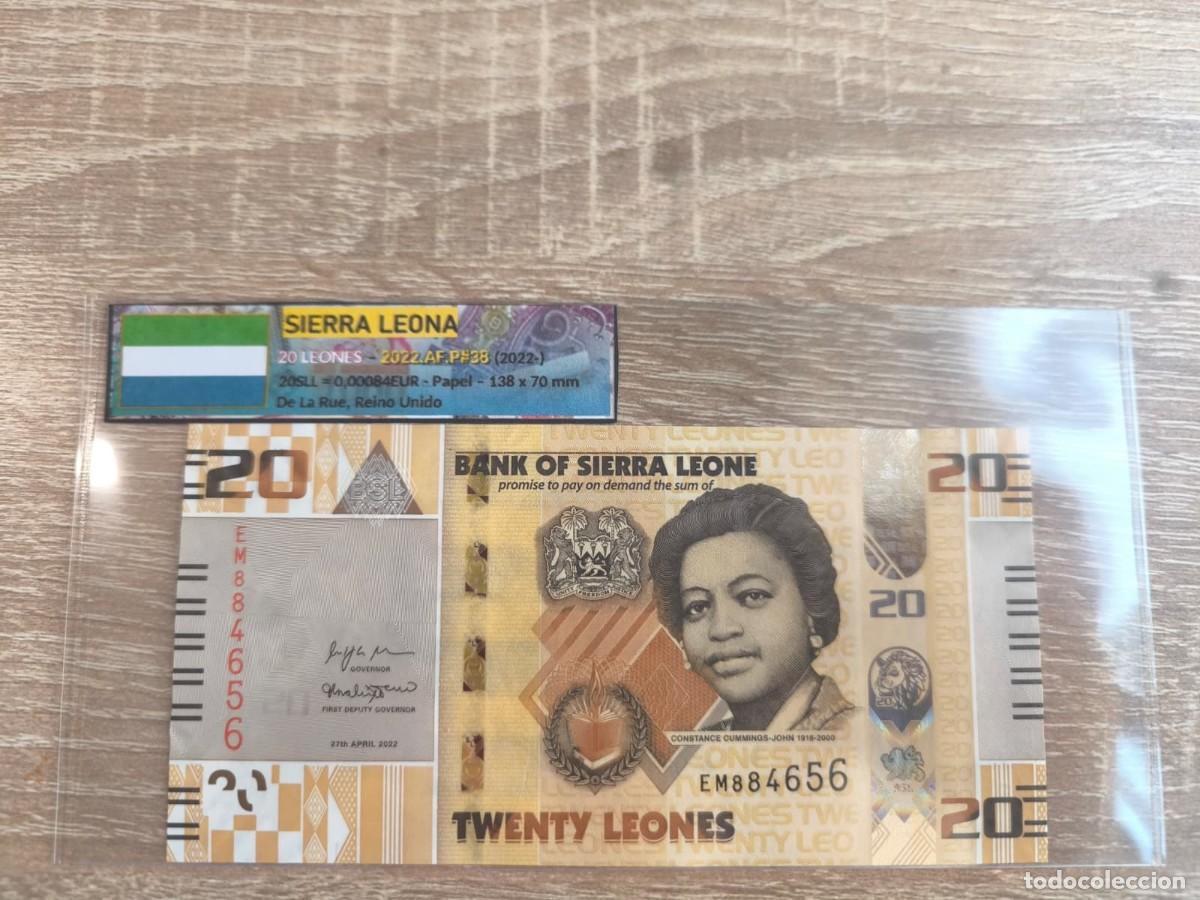Billetes extranjeros: Billete 20 Leones - Sierra Leona 2022 - SC