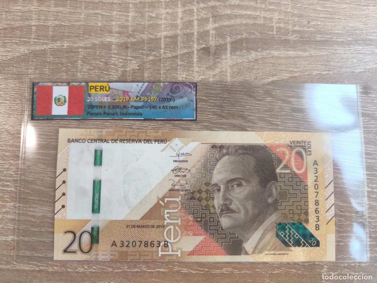 Billetes extranjeros: Billete 20 Soles - Per&uacute; 2019 - SC - Foto 1