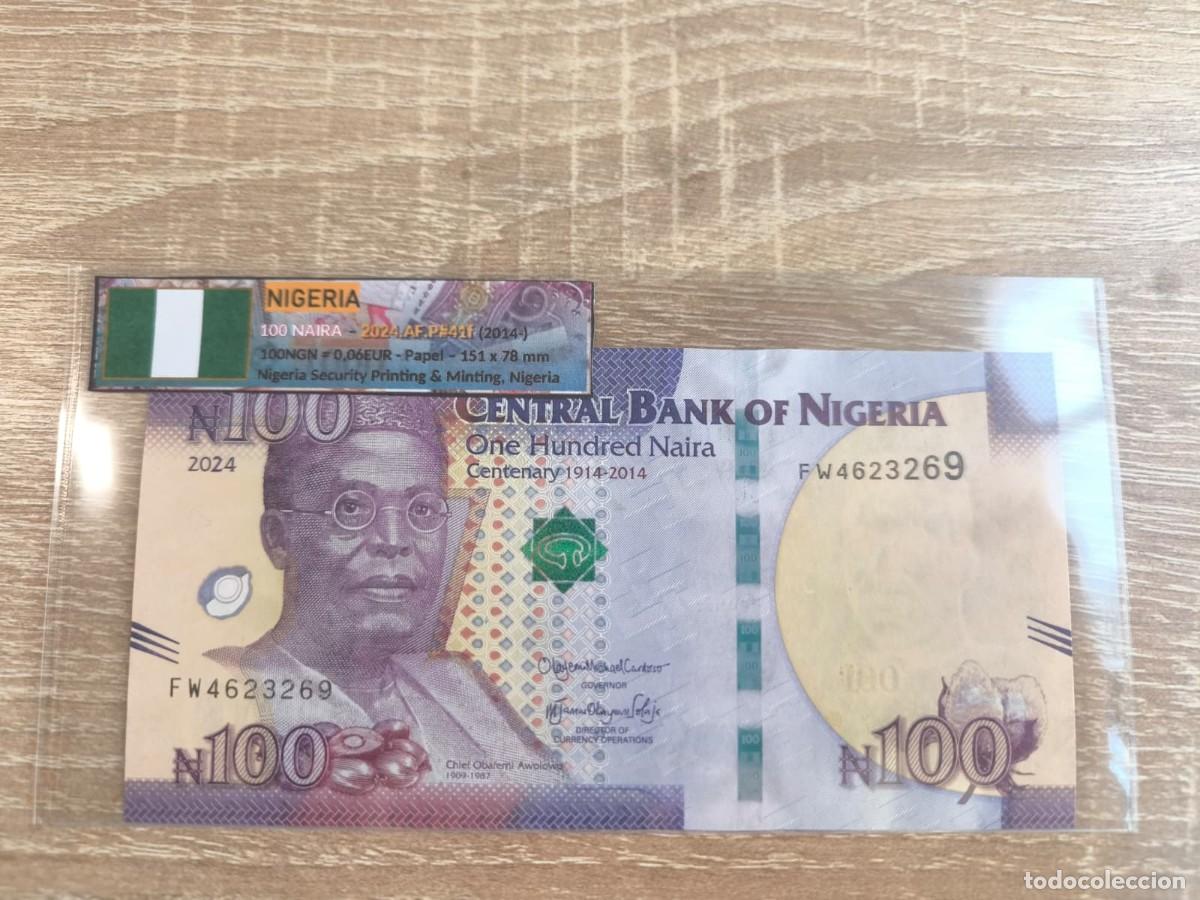 Billetes extranjeros: Billete 100 Naira - Nigeria 2024 - SC
