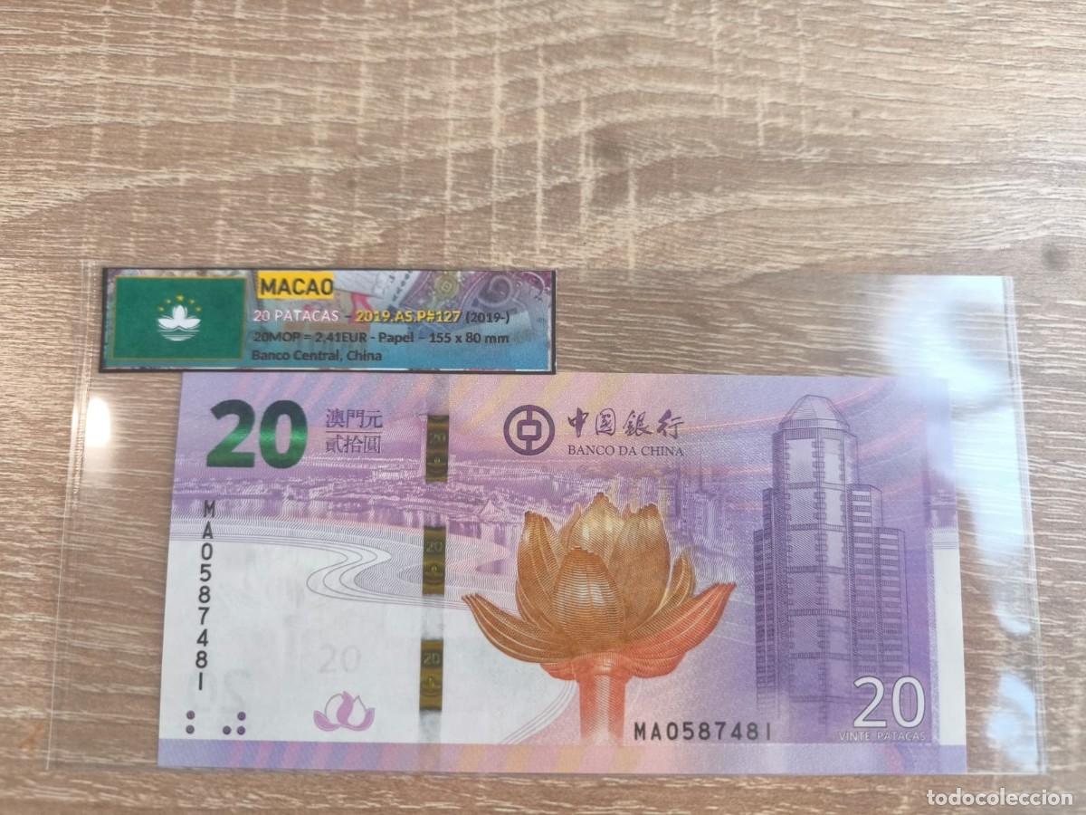Billetes extranjeros: Billete 20 Patacas - Macao 2019 - SC