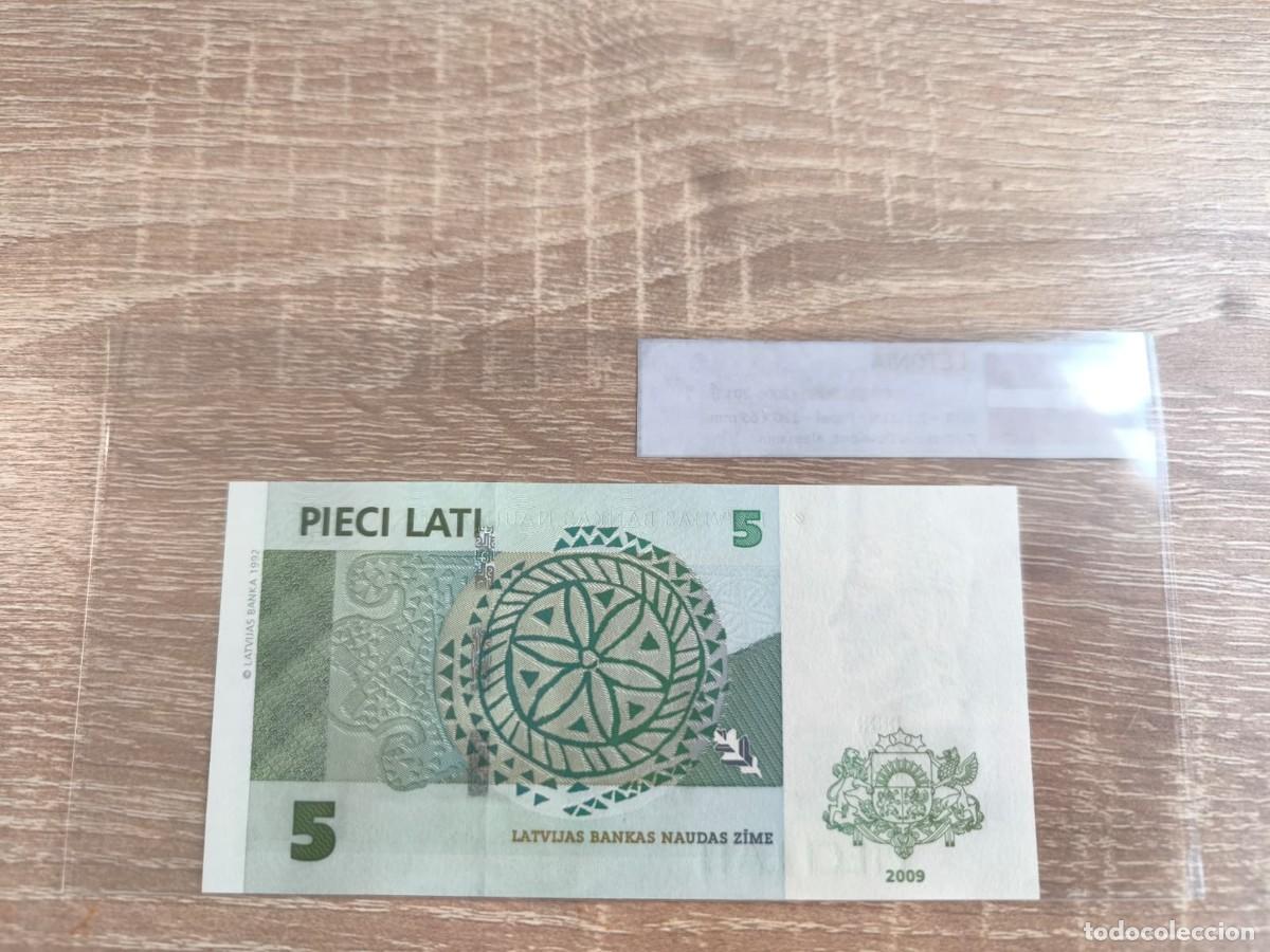 Billetes extranjeros: Billete 5 Lati - Letonia 2009 - SC - Foto 2