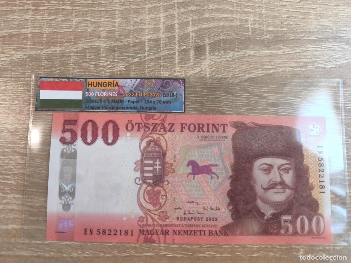 Billetes extranjeros: Billete 500 Forines - Hungr&iacute;a 2022 - SC