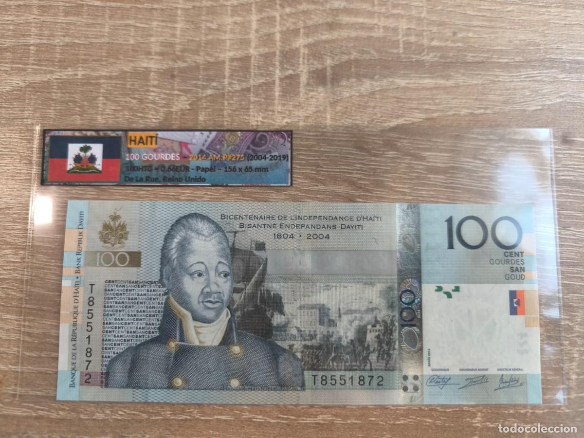 Billetes extranjeros: Billete 100 Gourdes - Hait&iacute; 2014 - SC