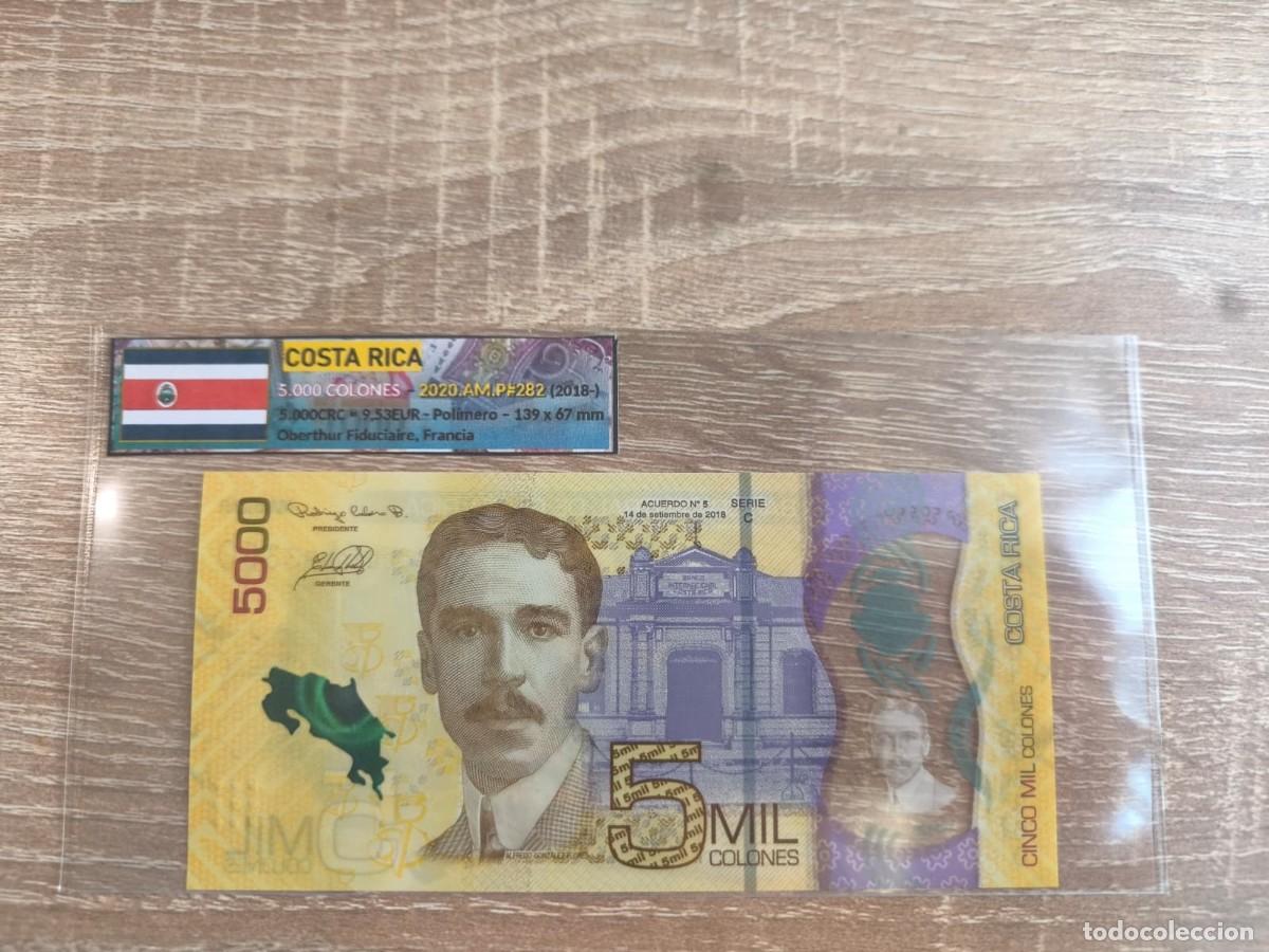 Billetes extranjeros: Billete 5.000 Colones - Costa Rica 2020 - SC