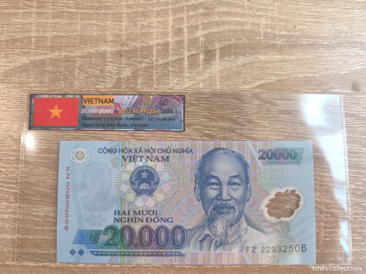 Billetes extranjeros: Billete 20.000 Dong - Vietnam 2022 - SC