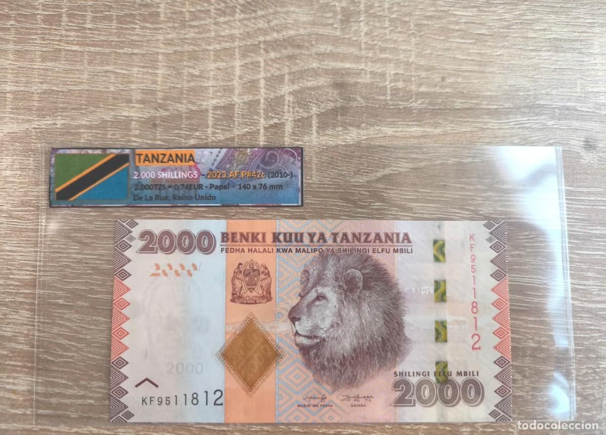 Billetes extranjeros: Billete 2.000 Chelines - Tanzania 2023 - SC