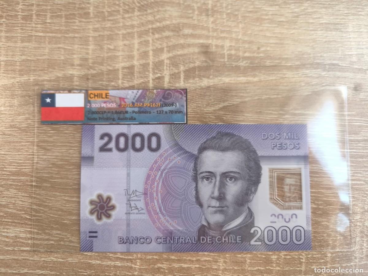 Billetes extranjeros: Billete 2.000 Pesos - Chile 2016 - SC - Foto 1
