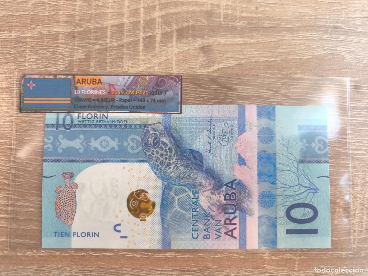 Billetes extranjeros: Billete 10 Florines - Aruba 2019 - SC