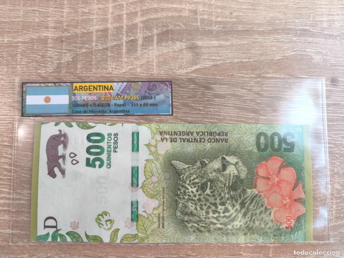 Billetes extranjeros: Billete 500 Pesos - Argentina 2024 - SC