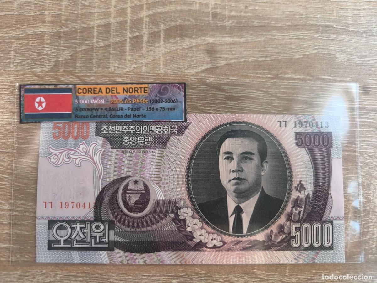 Billetes extranjeros: Billete 5.000 Wones - Corea del Norte 2006 - SC