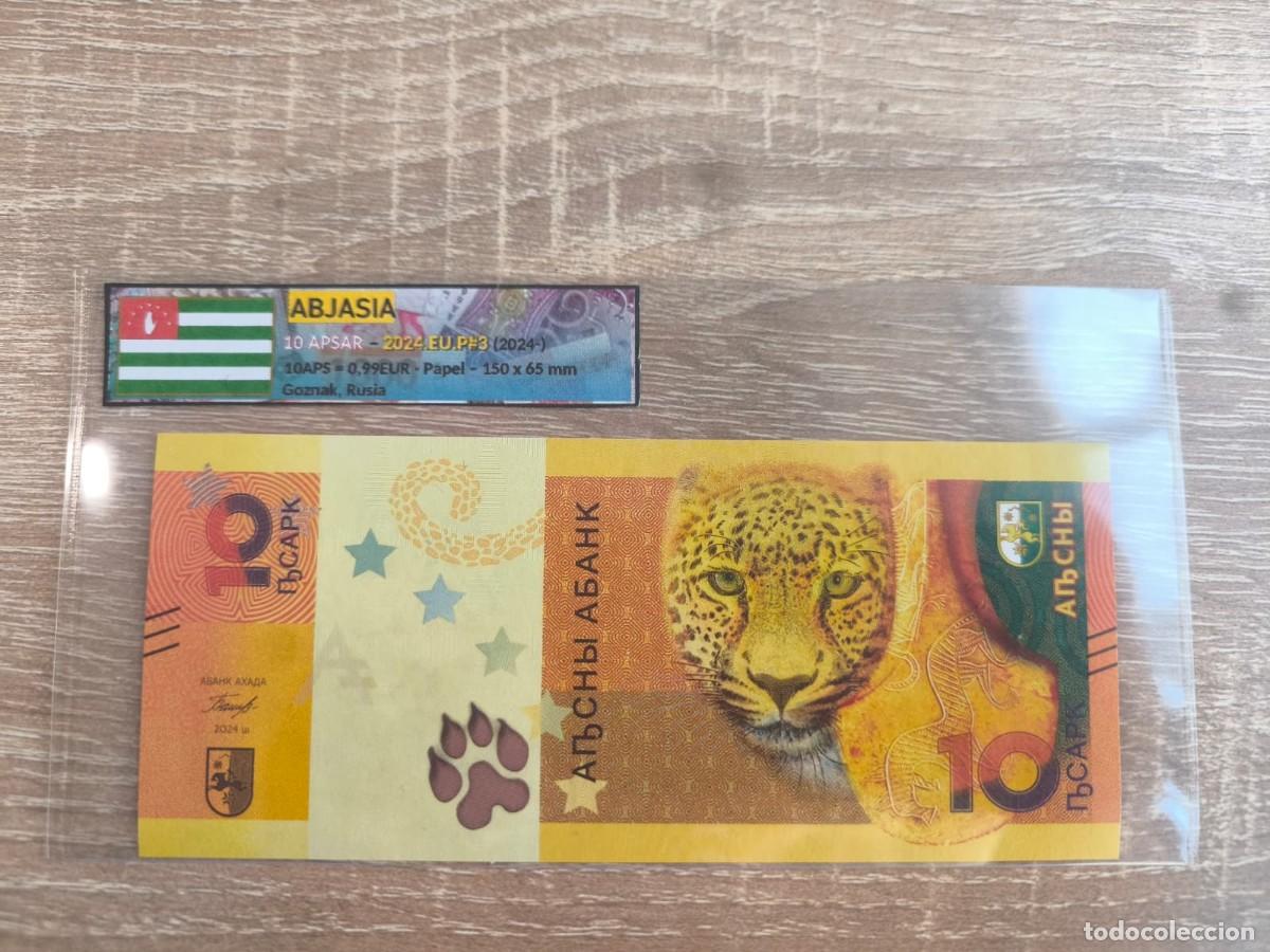 Billetes extranjeros: Billete 10 Apsar - Abjasia 2024 - SC