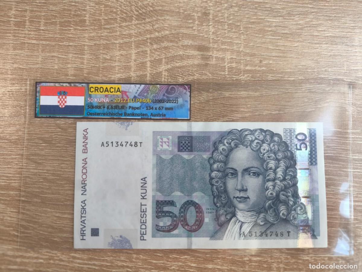 Billetes extranjeros: Billete 50 Kuna - Croacia 2012 - SC