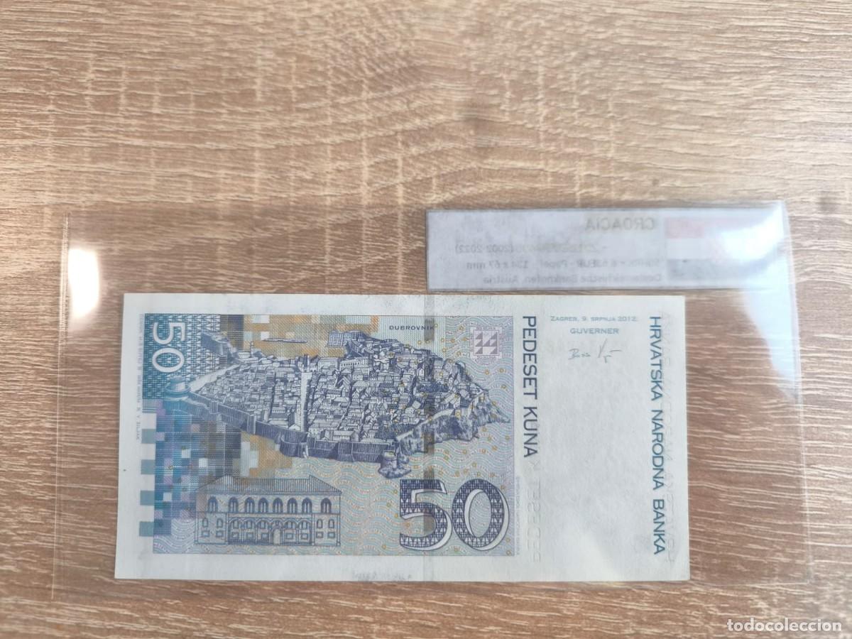 Billetes extranjeros: Billete 50 Kuna - Croacia 2012 - SC - Foto 2