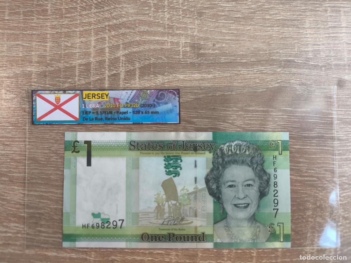 Billetes extranjeros: Billete 1 Libra - Jersey 2010 - SC