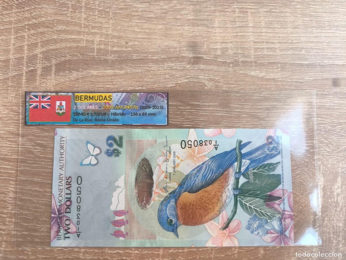 Billetes extranjeros: Billete 2 D&oacute;lares - Bermudas 2009 - SC