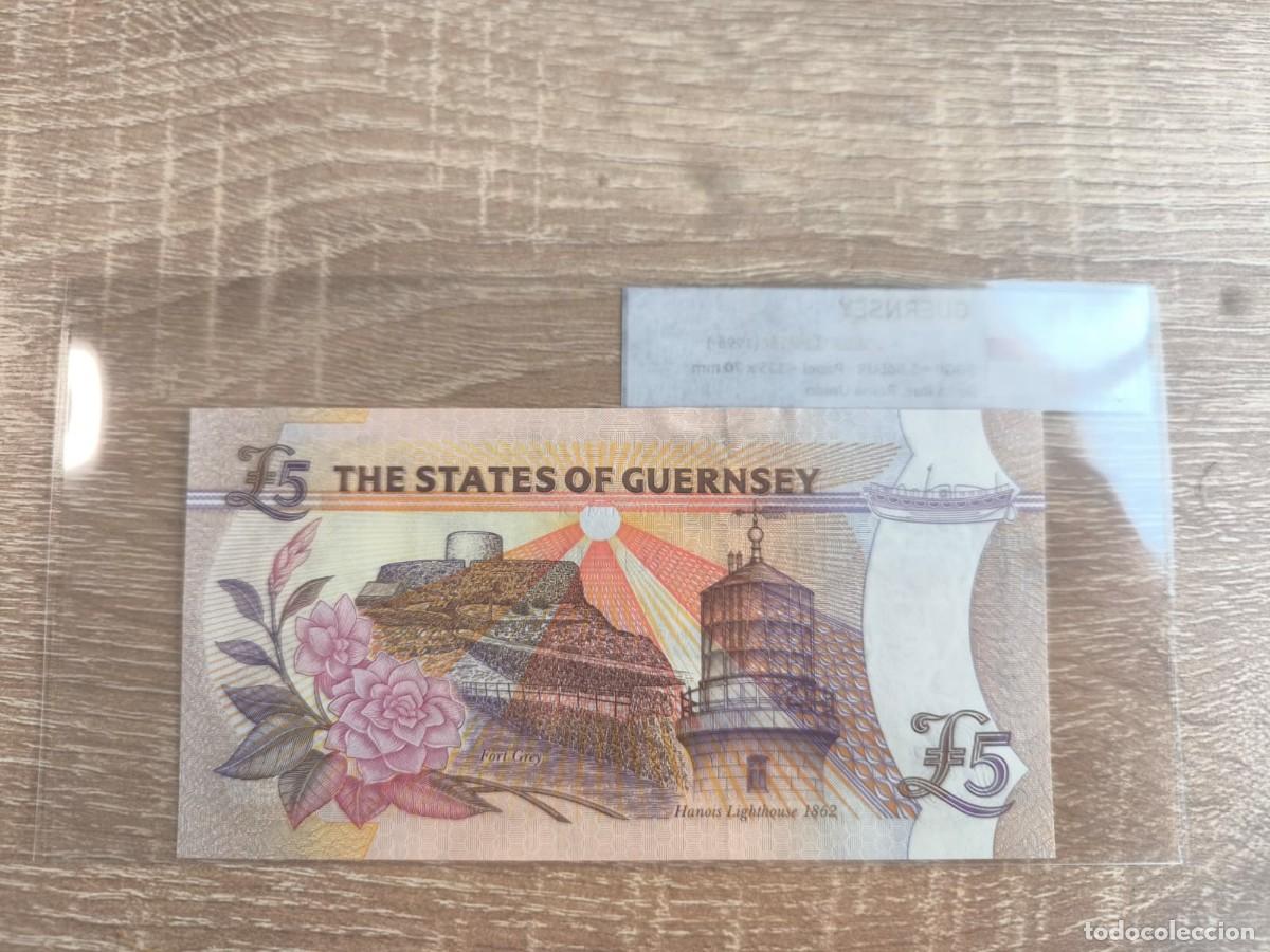 Billetes extranjeros: Billete 5 Libras - Guernsey 2008 - SC - Foto 2