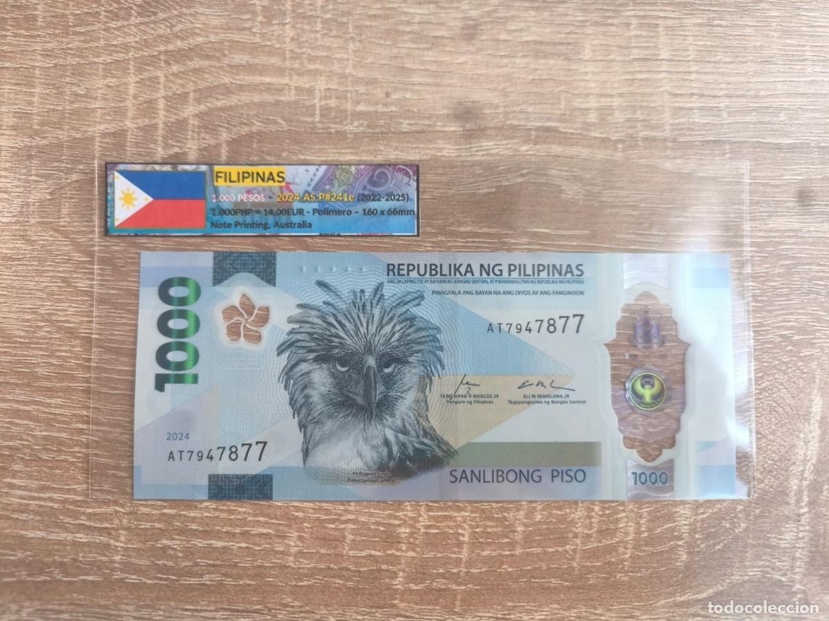Billetes extranjeros: Billete 1.000 Pesos - Filipinas 2024 - SC