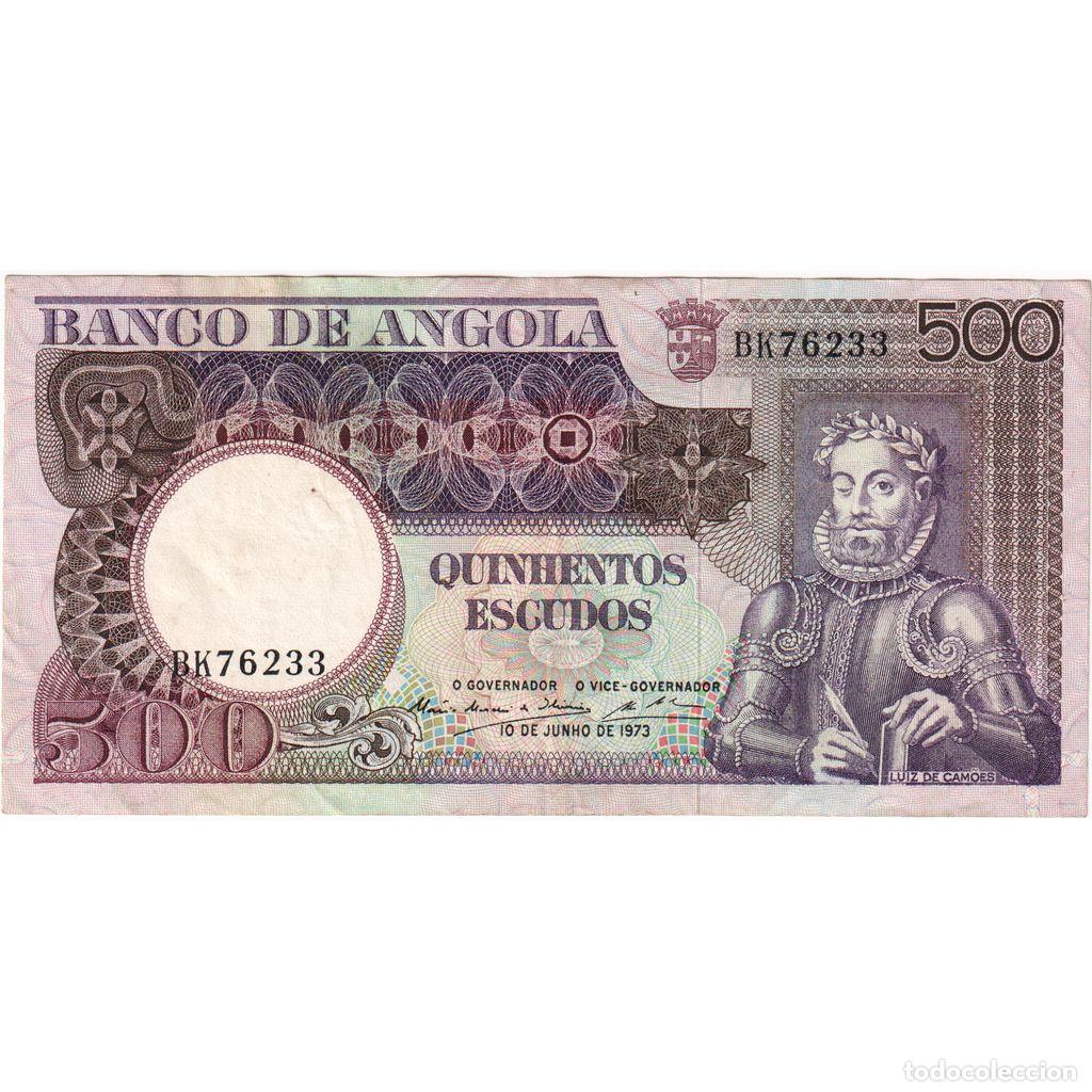 Billetes extranjeros: [#1234376] Angola, 500 Escudos, 1973-06-10, MBC