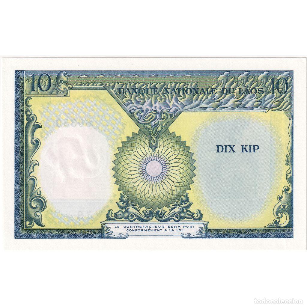 Billetes extranjeros: [#1234399] Lao, 10 Kip, EBC+ - Foto 2