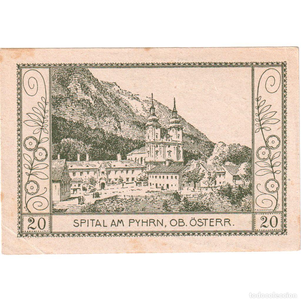 Billetes extranjeros: [#1234427] Austria, Spital am Pyhrn, 20 Heller, 1921-03-31, MBC+