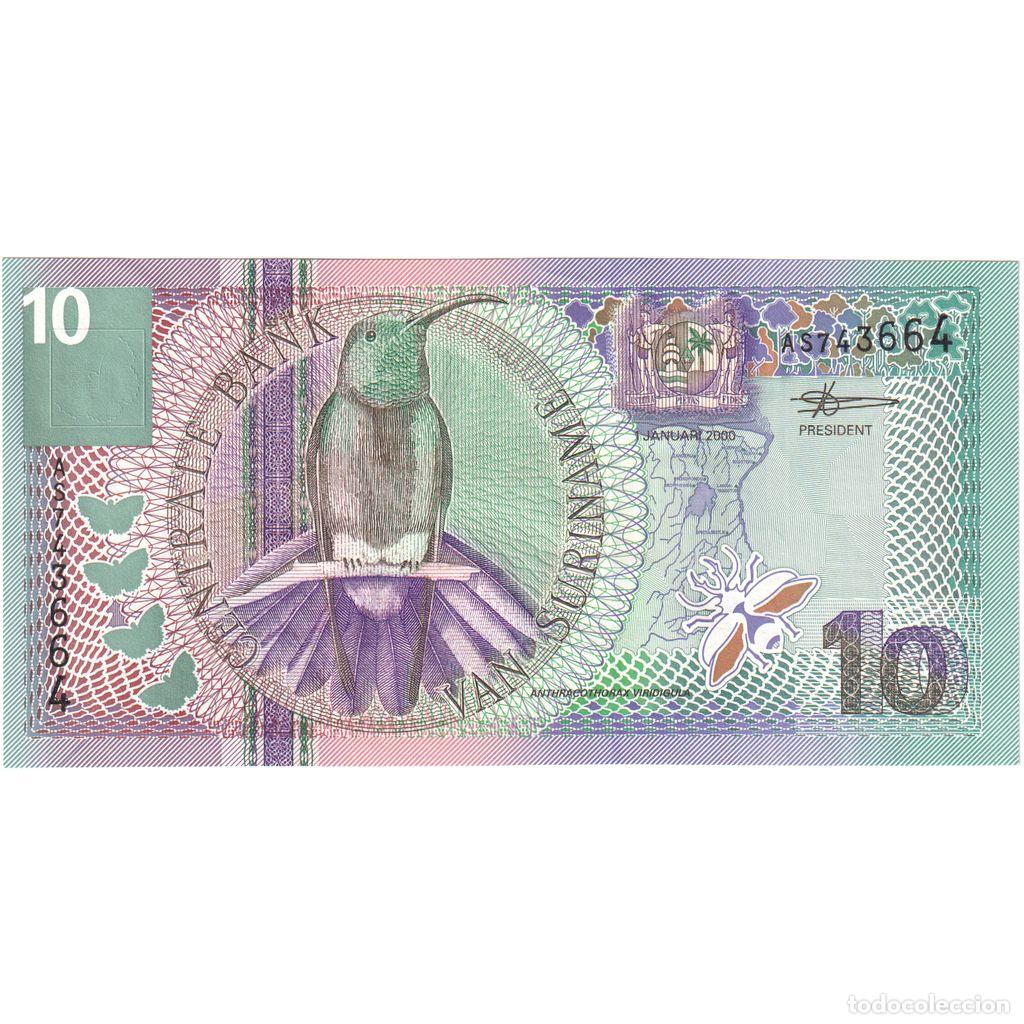Billetes extranjeros: [#1234435] Billete, 10 Gulden, 2000, Surinam, 2000-01-01, UNC