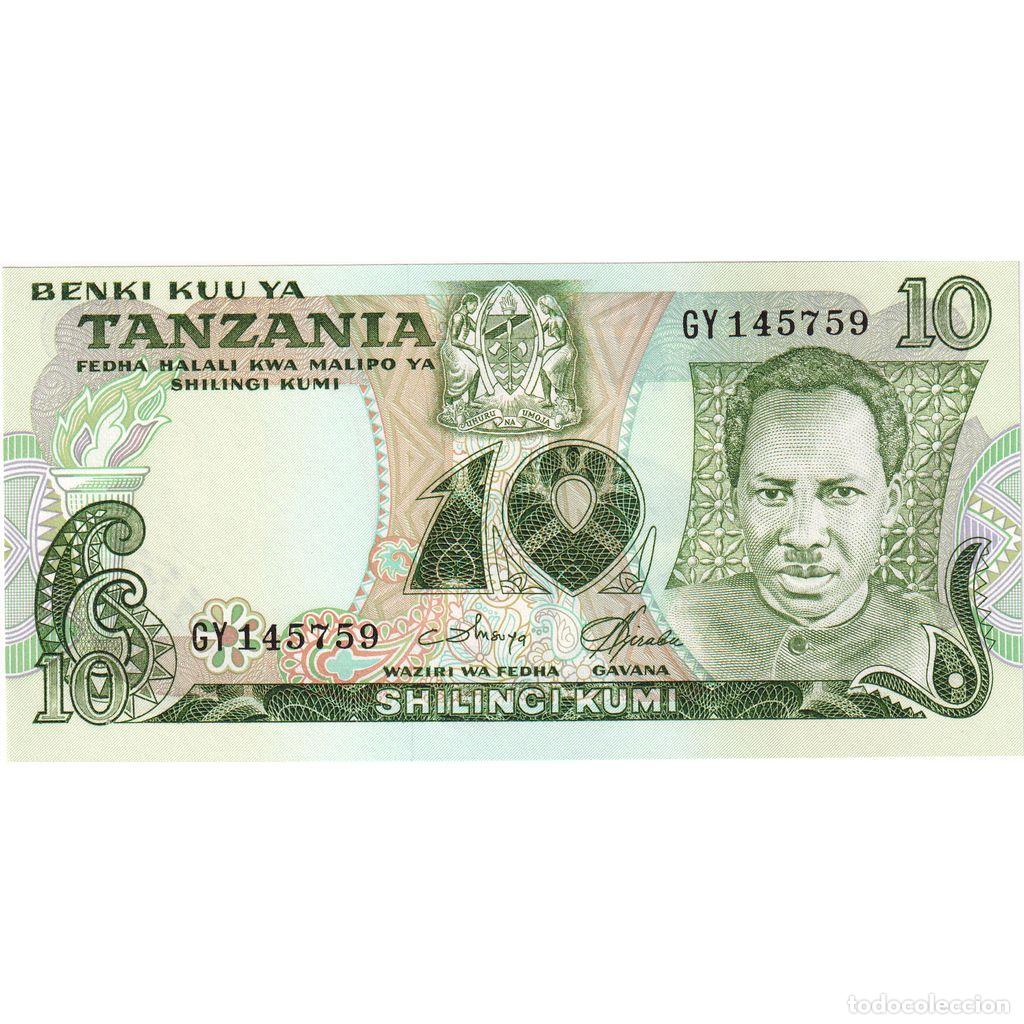 Billetes extranjeros: [#1234463] Billete, 10 Shilingi, Tanzania, KM:6c, UNC