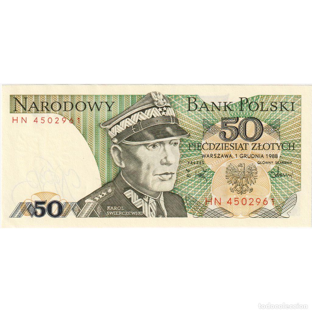 Billetes extranjeros: [#1234491] Billete, 50 Zlotych, Polonia, KM:142c, 1988-12-01, UNC