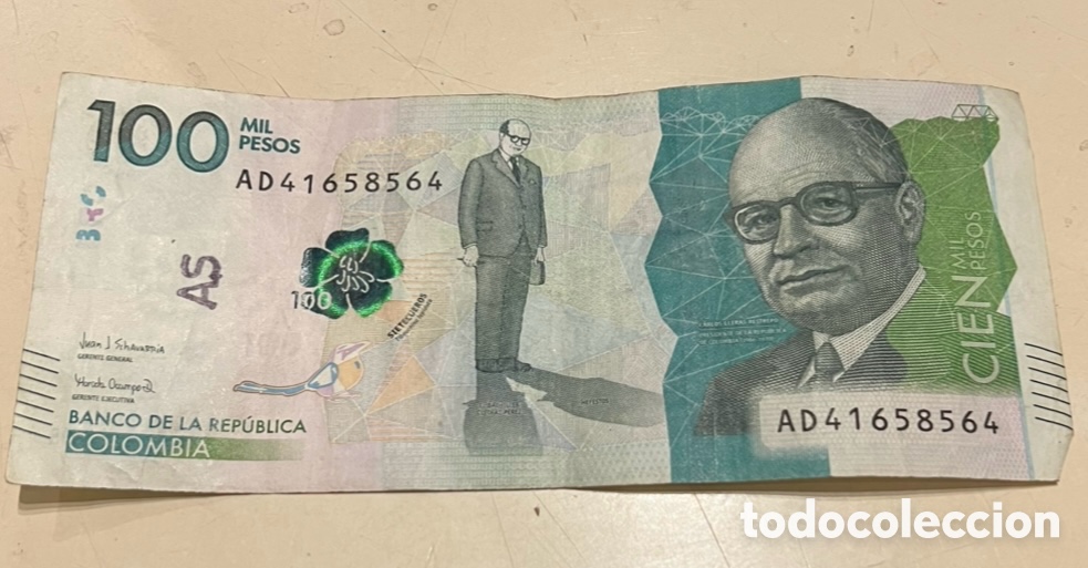 International Banknotes: Billete. Colombia. 100.000 Pesos. 2020.