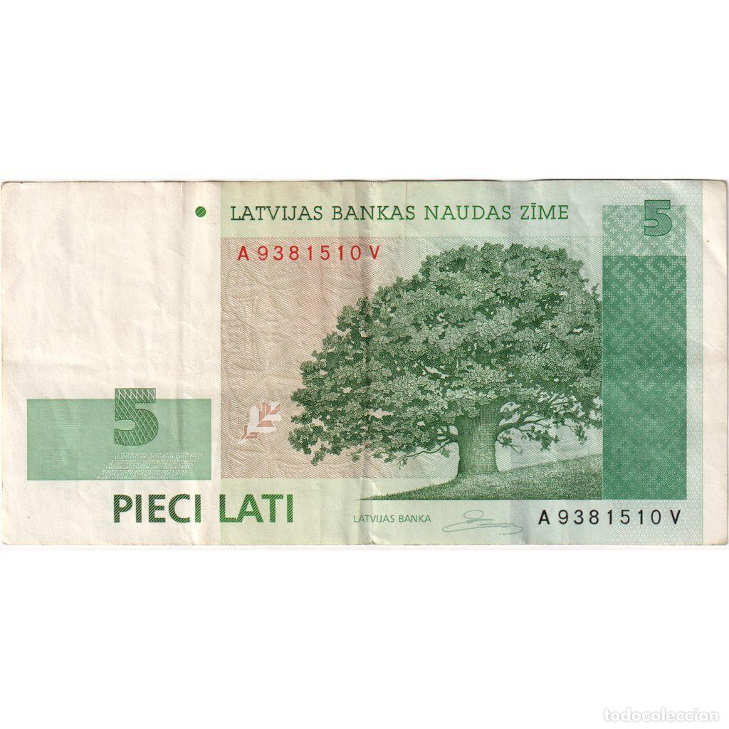 Billetes extranjeros: [#1234508] Letonia, 5 Lati, Undated (2007), BC