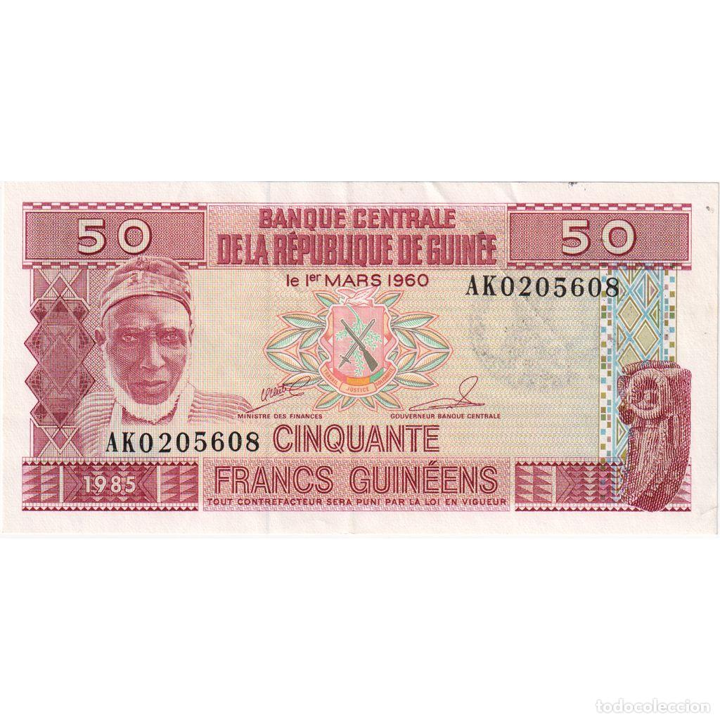 Billetes extranjeros: [#1234539] Billete, 50 Francs, Guinea, 1960-03-01, KM:29a, UNC