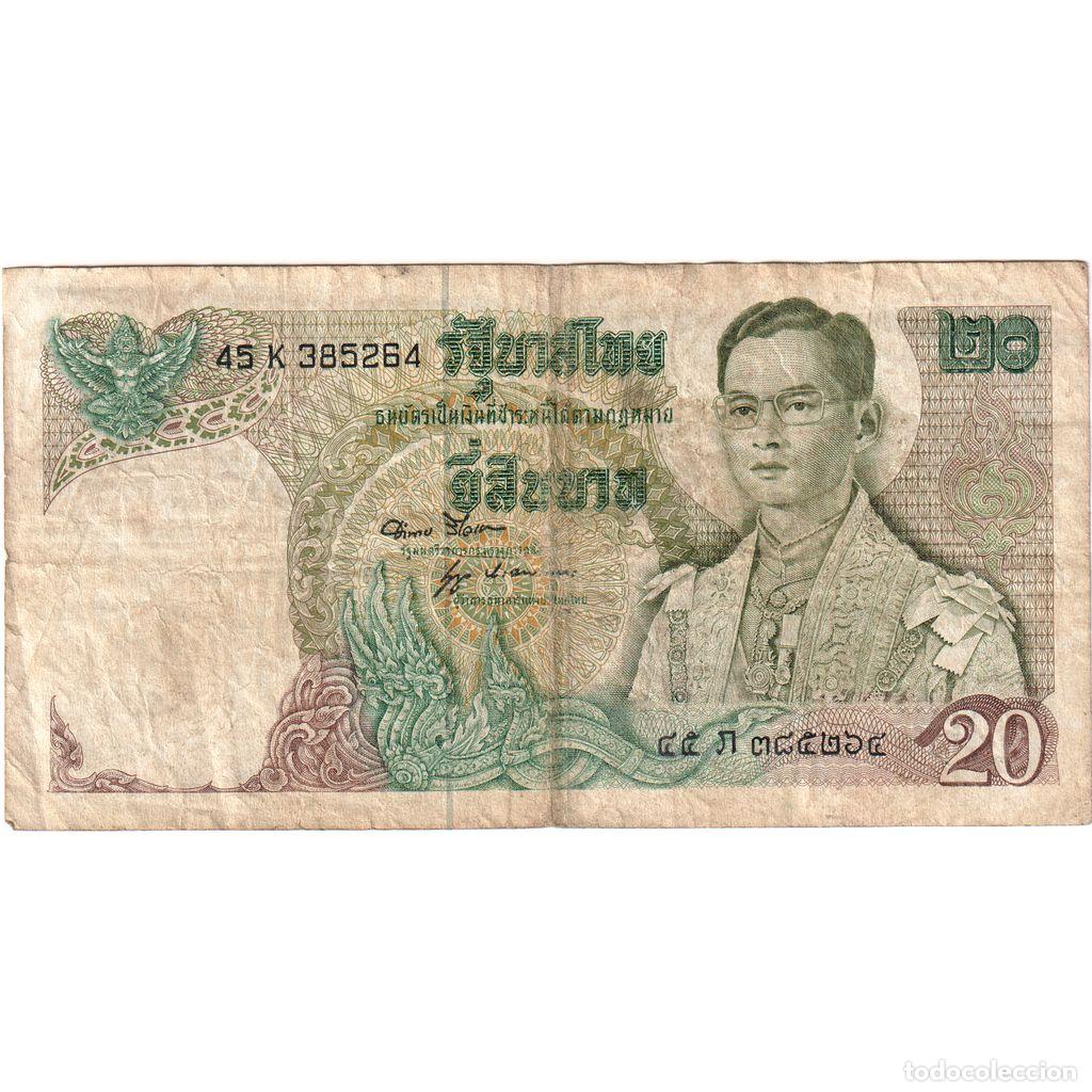 Billetes extranjeros: [#1234553] Billete, 20 Baht, Tailandia, KM:84a, BC