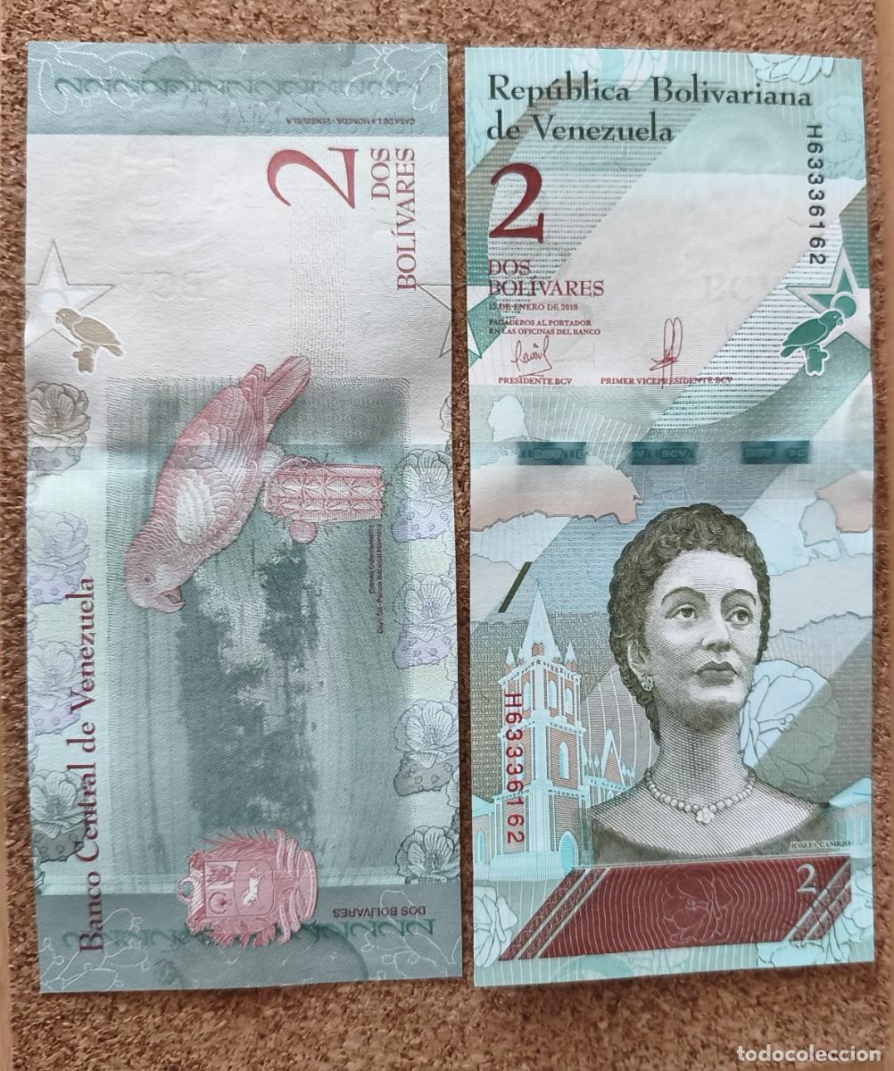 Billetes extranjeros: Lote 25 Billetes Venezuela 2 Bolivares 2018 P-101 UNC