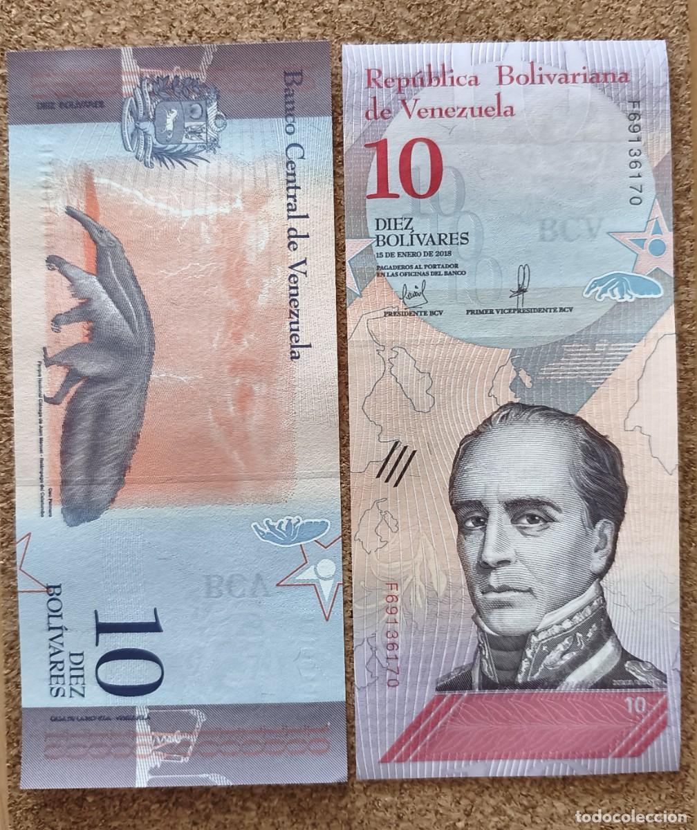 Billetes extranjeros: Lote 25 Billetes Venezuela 10 Bolivares 2018 P-103 UNC