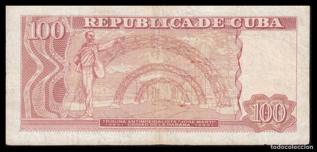 Billetes extranjeros: Cuba 100 Pesos 2000 Pick 120 - Foto 4