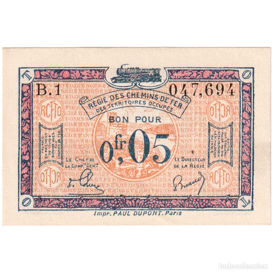 Billetes extranjeros: [#1234581] Francia, 5 Centimes, 047.694, UNC, Pirot:135-1