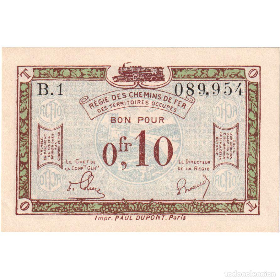 Billetes extranjeros: [#1234594] Francia, 10 Centimes, 089.954, UNC, Pirot:135-2