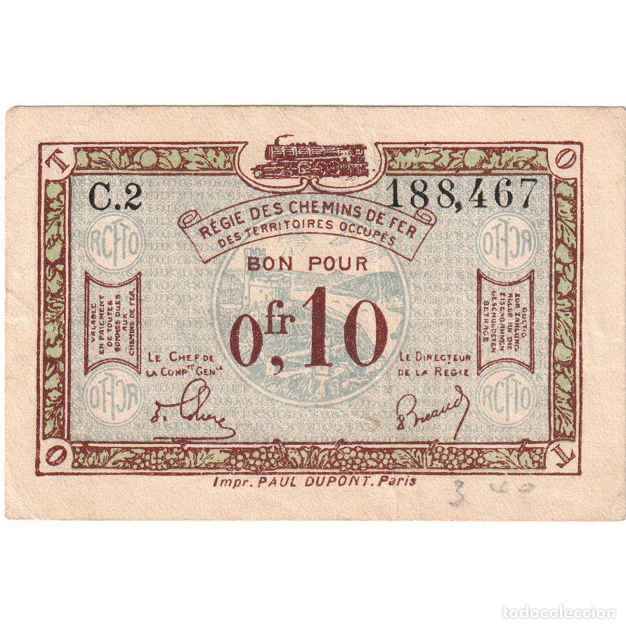 Billetes extranjeros: [#1234595] Francia, 10 Centimes, 188.467, MBC, Pirot:135-2