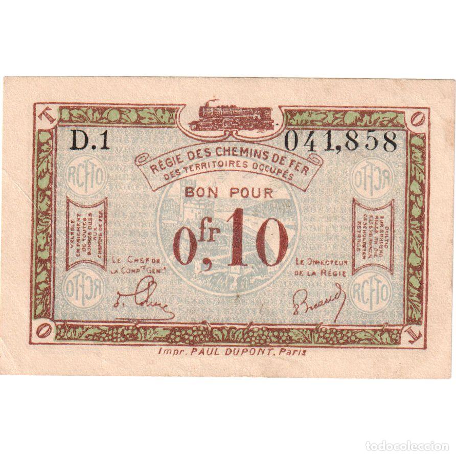 Billetes extranjeros: [#1234597] Francia, 10 Centimes, 041.858, EBC, Pirot:135-2