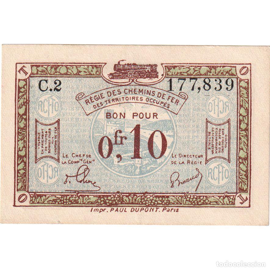 Billetes extranjeros: [#1234599] Francia, 10 Centimes, 177.839, MBC, Pirot:135-2
