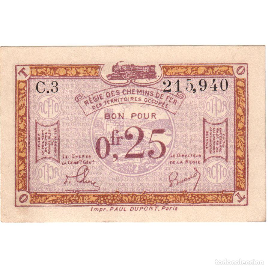 Billetes extranjeros: [#1234602] Francia, 25 Centimes, 215.940, EBC, Pirot:135-3