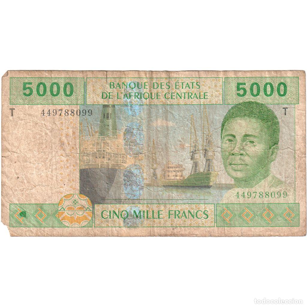 Billetes extranjeros: [#1234624] Estados del &Aacute;frica central, 5000 Francs, BC