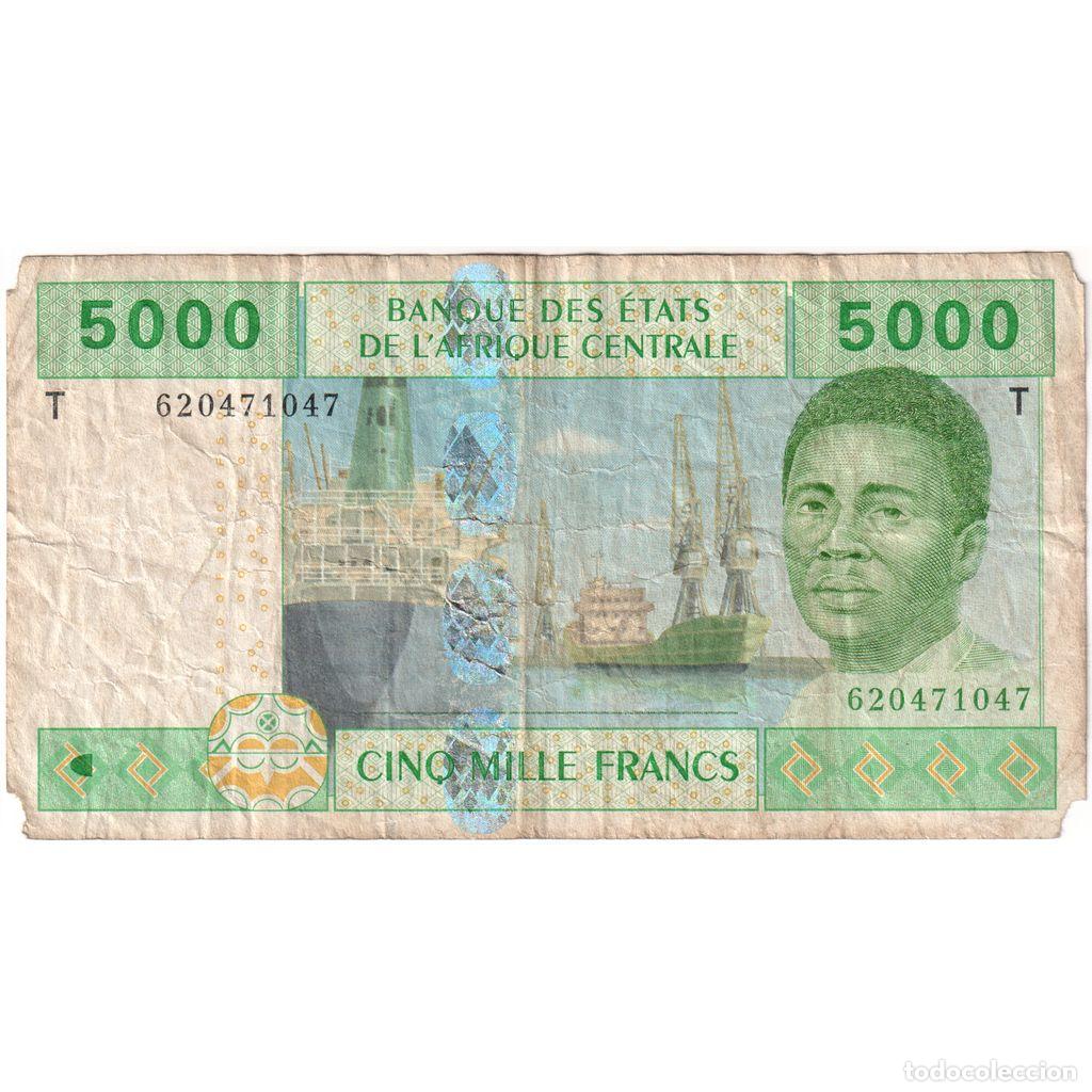 Billetes extranjeros: [#1234629] Estados del &Aacute;frica central, 5000 Francs, MBC