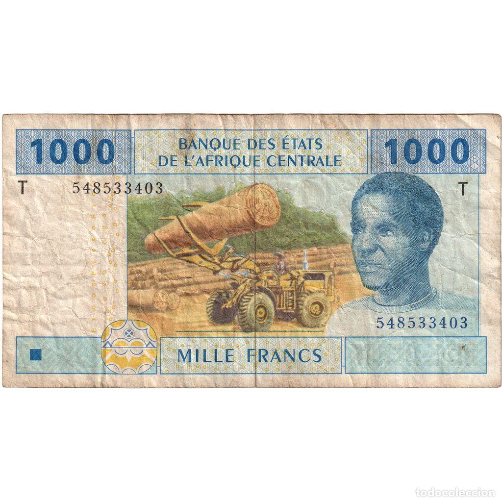 Billetes extranjeros: [#1234631] Estados del &Aacute;frica central, 1000 Francs, MBC