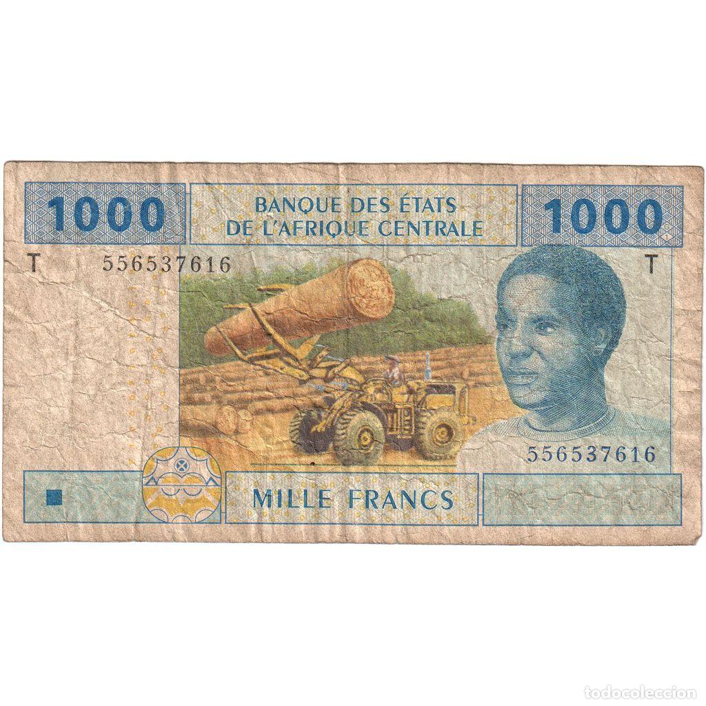 Billetes extranjeros: [#1234633] Estados del &Aacute;frica central, 1000 Francs, BC