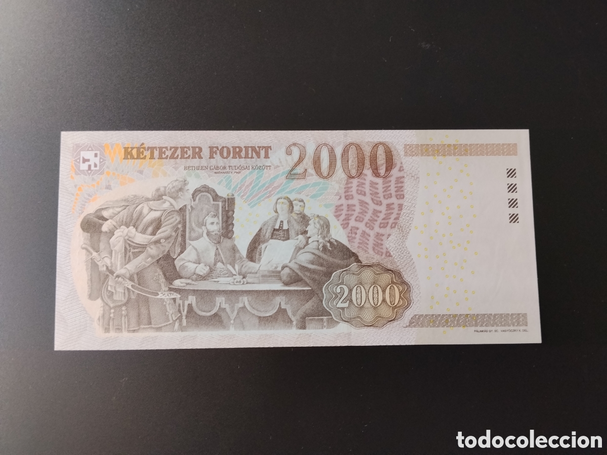 Billetes extranjeros: HUNGR&Iacute;A : 2013. 2000 forint SC.UNC. PK# 198 - Foto 2