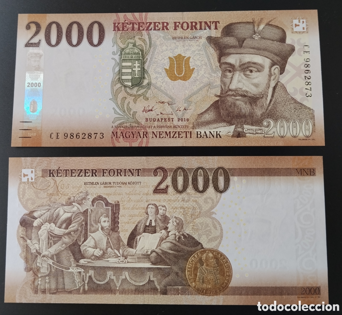 Billetes extranjeros: HUNGR&Iacute;A : 2016. 2000 forint SC.UNC.PK# 204a