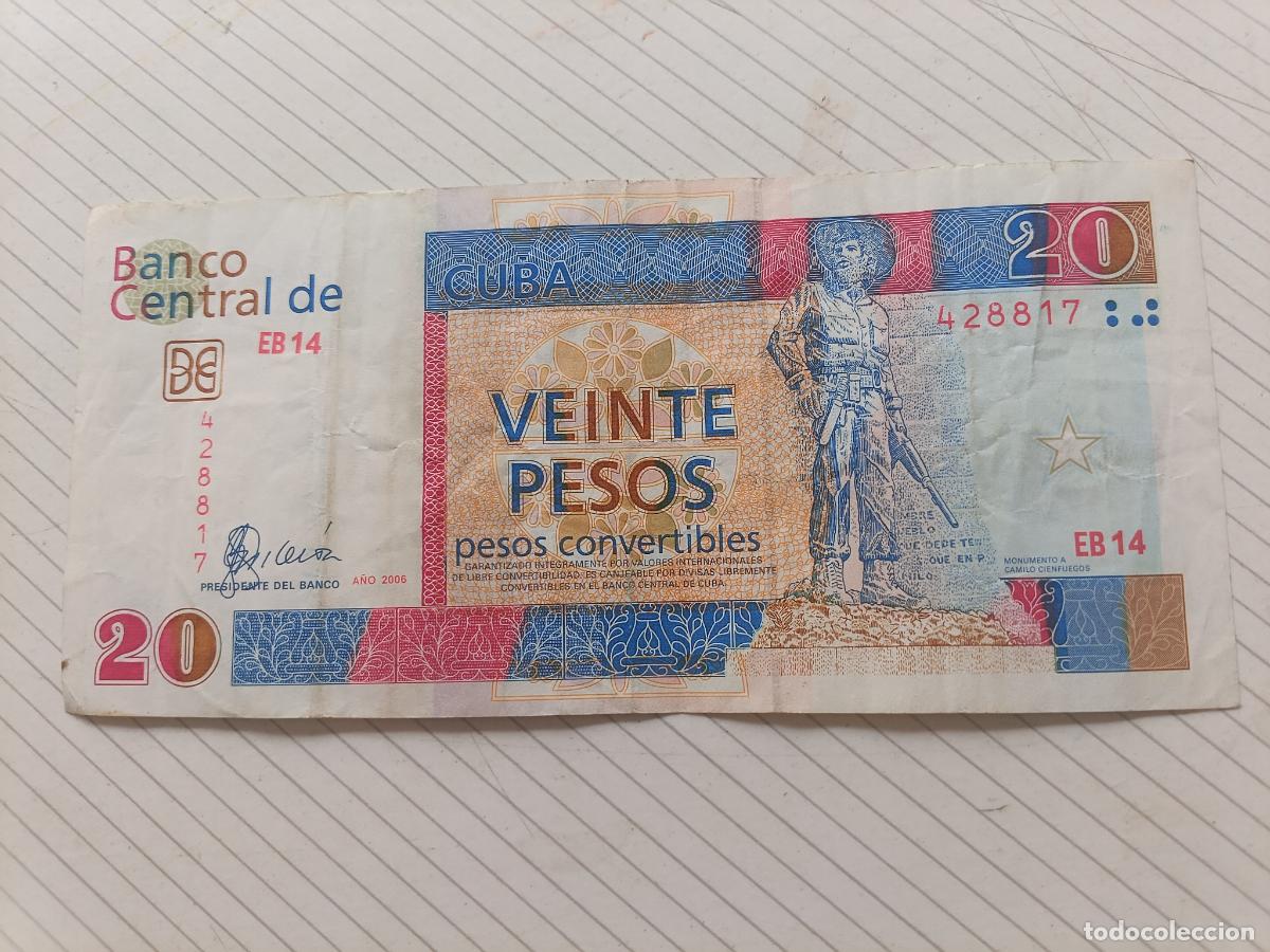 Billetes extranjeros: CUBA 20 Pesos Convertibles 2006
