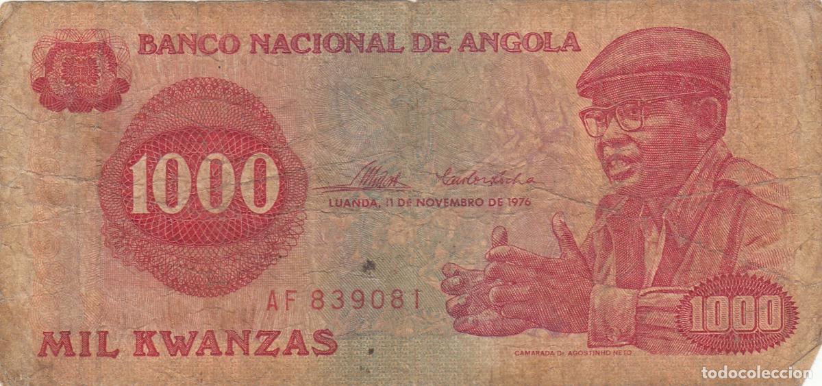 Billetes extranjeros: CRBX0018 BILLETE ANGOLA 1000 KWANZAS 1976 BC